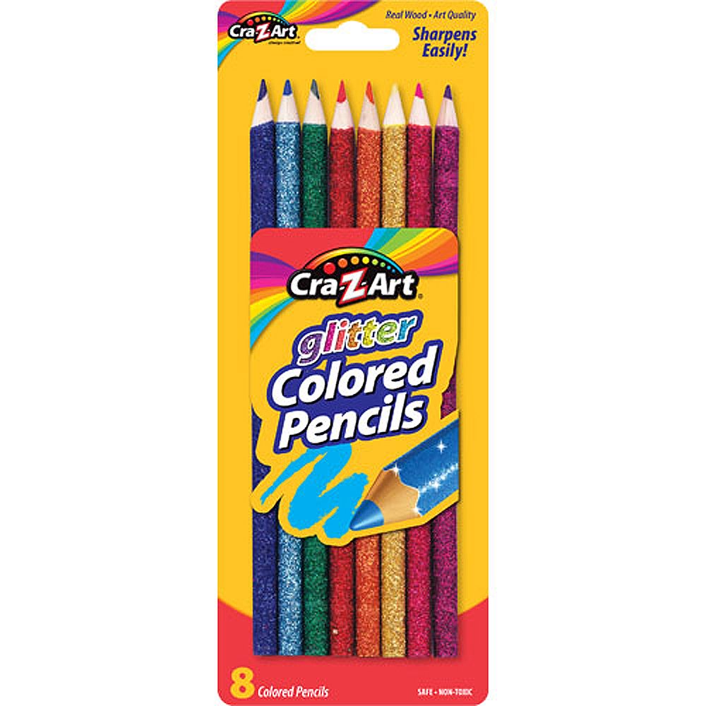 2枚セット Oliver Gal オリバーガル きらきらアート〔レッド&グリーン Amazon.com: Cra-Z-Art Glitter Colored Pencils Carded, 8